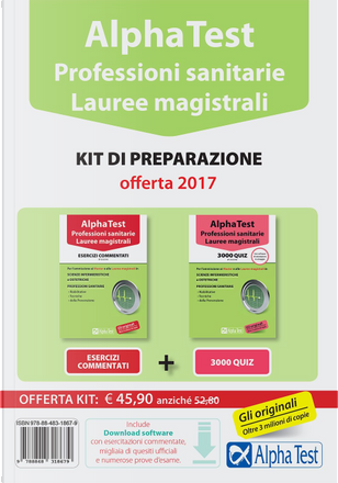 Alpha Test Professioni Sanitarie Lauree Magistrali Kit Di