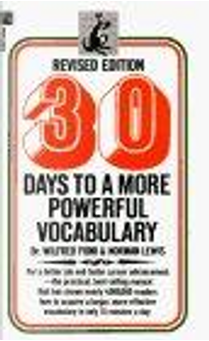 30 Days to a More Powerful Vocabulary by Norman Lewis, Wilfred Funk