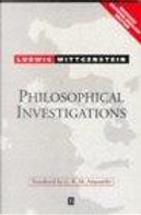 Philosophical Investigations/Philosophische Untersuchungen by Ludwig Wittgenstein