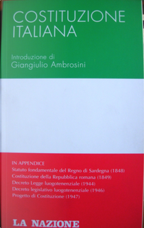 Costituzione Italiana by Giangiulio Ambrosini