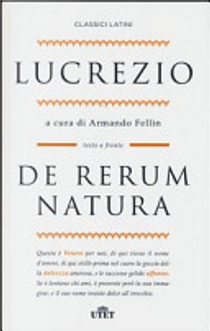 De rerum natura. Testo latino a fronte by Lucrezio