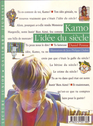 Kamo - L'idée du siècle by Daniel Pennac, Gallimard Jeunesse, Paperback ...