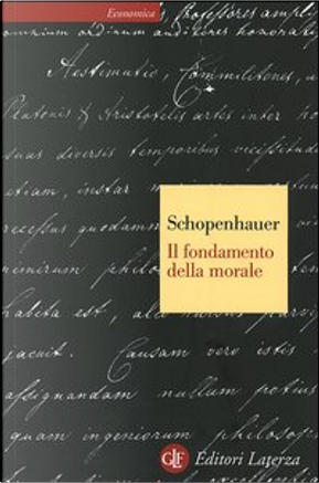 Il fondamento della morale by Arthur Schopenhauer