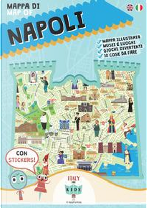 Mappa di Napoli. Con adesivi. Ediz. illustrata by Donata Piva, Sara Dania