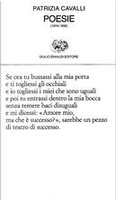 Poesie by Patrizia Cavalli