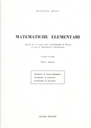 Matematiche elementari by Modesto Dedò