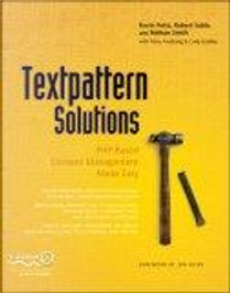 Textpattern Solutions by Cody Lindley, Kevin Potts, Mary Fredborg, Nathan Smith, Robert Sable