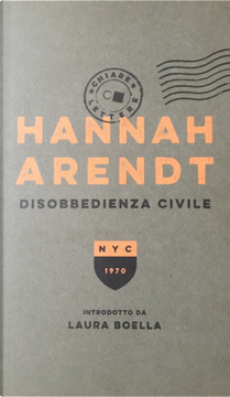 Disobbedienza civile by Hannah Arendt