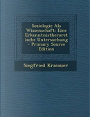 Soziologie ALS Wissenschaft by Siegfried Kracauer