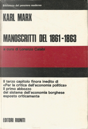 Manoscritti del 1861-1863 by Karl Marx