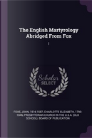 The English Martyrology Abridged from Fox by John Foxe