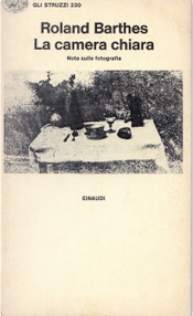 La camera chiara by Roland Barthes