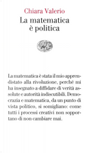 La matematica è politica by Chiara Valerio