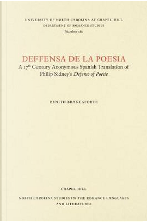 Deffensa De La Poesia by Benito Brancaforte