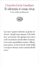 Il silenzio è cosa viva by Chandra Livia Candiani