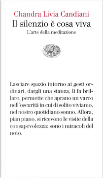 Il silenzio è cosa viva by Chandra Livia Candiani