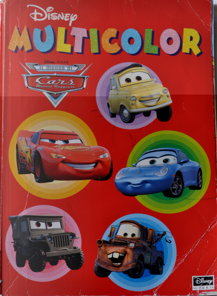 libro “cars -motori ruggenti” disney pixar