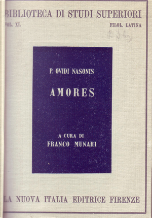 Amores by Publio Ovidio Nasone