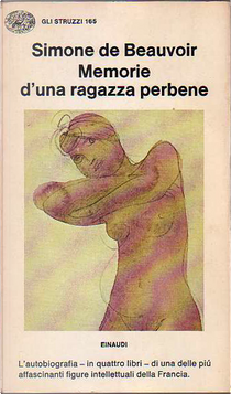 Memorie d'una ragazza perbene by Simone de Beauvoir