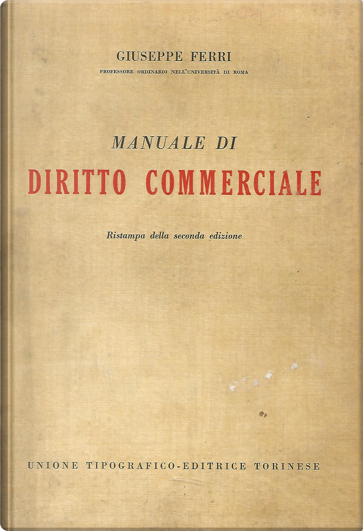 Manuale di diritto commerciale - Giuseppe Ferri - Libro - Utet