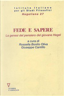 Fede e sapere by Giuseppe Cantillo, Rossella Bonito Oliva