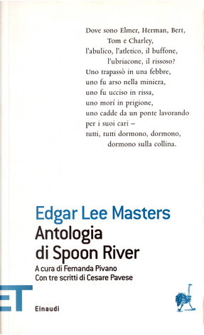 Antologia di Spoon River by Edgar Lee Masters