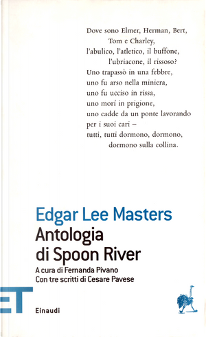 Antologia di Spoon River by Edgar Lee Masters
