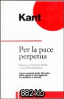Per la pace perpetua by Immanuel Kant