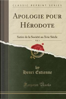 Apologie pour Hérodote, Vol. 1 by Henri Estienne