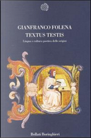 Textus testis by Gianfranco Folena