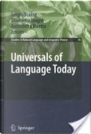 Universals of Language Today by Sergio Scalise