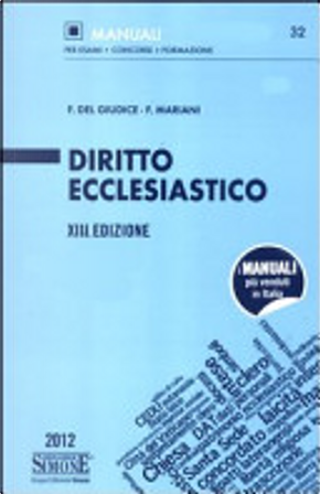 Diritto ecclesiastico by Federico Del Giudice, Federico Mariani