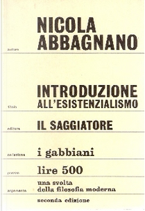 Introduzione all'esistenzialismo by Nicola Abbagnano