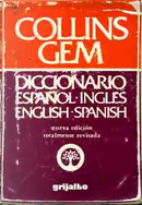 Collins Gem diccionario español-ingles ingles-español by Mike Gonzalez