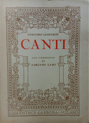 Canti by Giacomo Leopardi