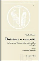Posizioni e concetti by Carl Schmitt