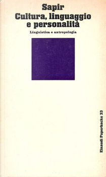 Cultura, linguaggio e personalità by Edward Sapir