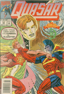 Quasar Vol.1 #54 by Mark Gruenwald
