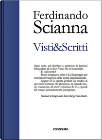 Visti & scritti by Ferdinando Scianna
