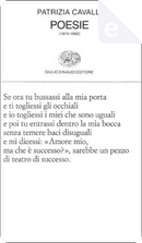 Poesie (1974-1992) by Patrizia Cavalli