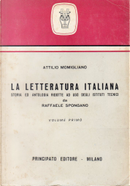 La letteratura italiana by Attilio Momigliano