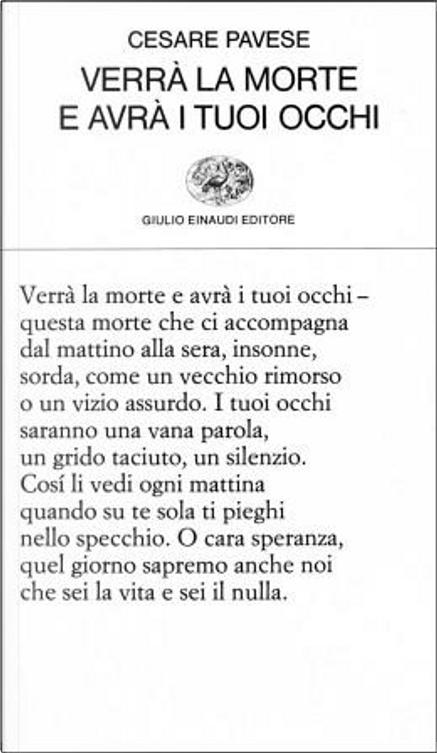 Le poesie, Cesare Pavese. Giulio Einaudi editore - ET Poesia