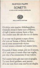 Sonetti by Rustico Filippi