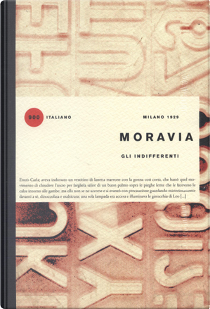 Gli indifferenti by Alberto Moravia