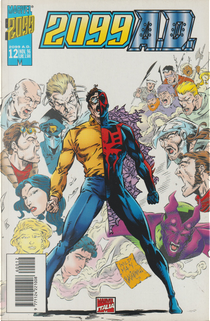 2099 A.D. n. 12 by John Francis Moore, Peter David, Warren Ellis