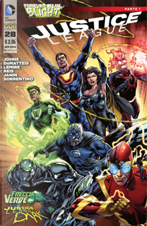 Justice League n. 28 by Geoff Jones, J. M. DeMatteis, Jeff Lemire