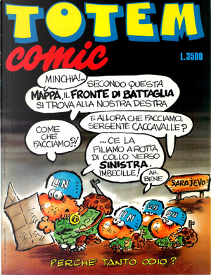 Totem Comic n. 149, anno VIII, 15 settembre 1994 by Barù, Carlos Gimenez, Chiavelli, David Lubrano, Didier Tronchet, Edika, Fer, François Thomas, Hoviv, Ivà, Leonardo Ortolani, Luca Boschi, Maikel, Massimo Caviglia, Max Greggio, Palomo, Philippe Marcelé, Philippe Vuillemin, René Pétillon, Sergio Aragonés, Stefano Disegni, T. P. Bigart, Tha