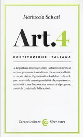 Costituzione italiana by Mariuccia Salvati