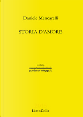 Storia d'amore by Daniele Mencarelli