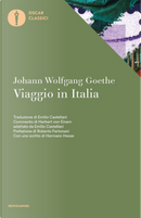 Viaggio in Italia by Johann Wolfgang Goethe